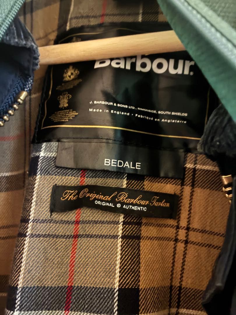 babour bedale ネイビー 古着 Mサイズ相当