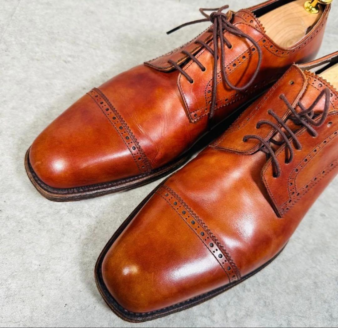 SHETLAND FOX シェットランドフォックス ストレートチップ 27cm