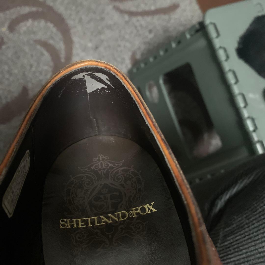 SHETLAND FOX シェットランドフォックス ストレートチップ 27cm