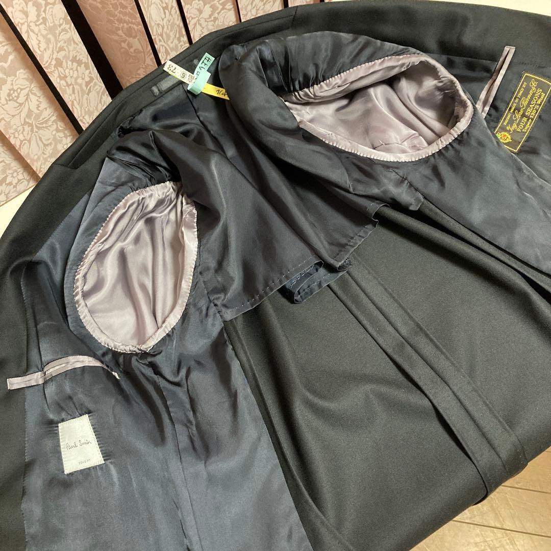 美品Paul SmithポールスミスSOHO ロロピアーナセットアップブラックM