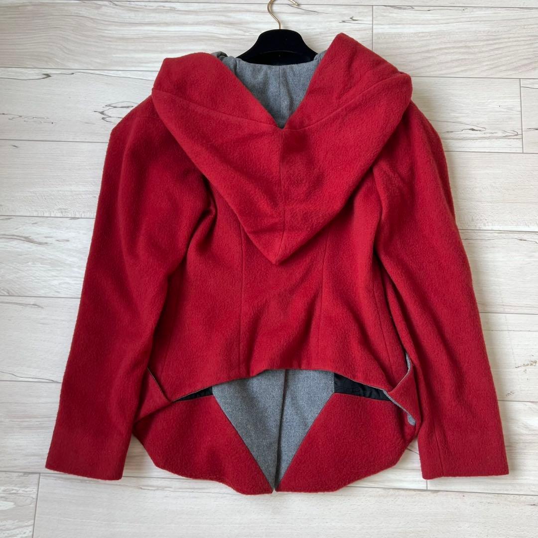 ヴィヴィアンウエストウッドレッドレーベル　小人フード　ウールジャケット　コート