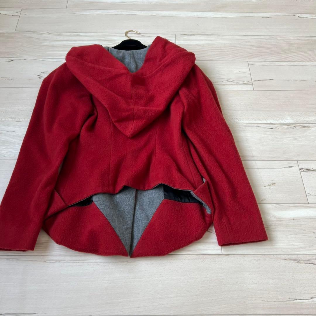 ヴィヴィアンウエストウッドレッドレーベル　小人フード　ウールジャケット　コート