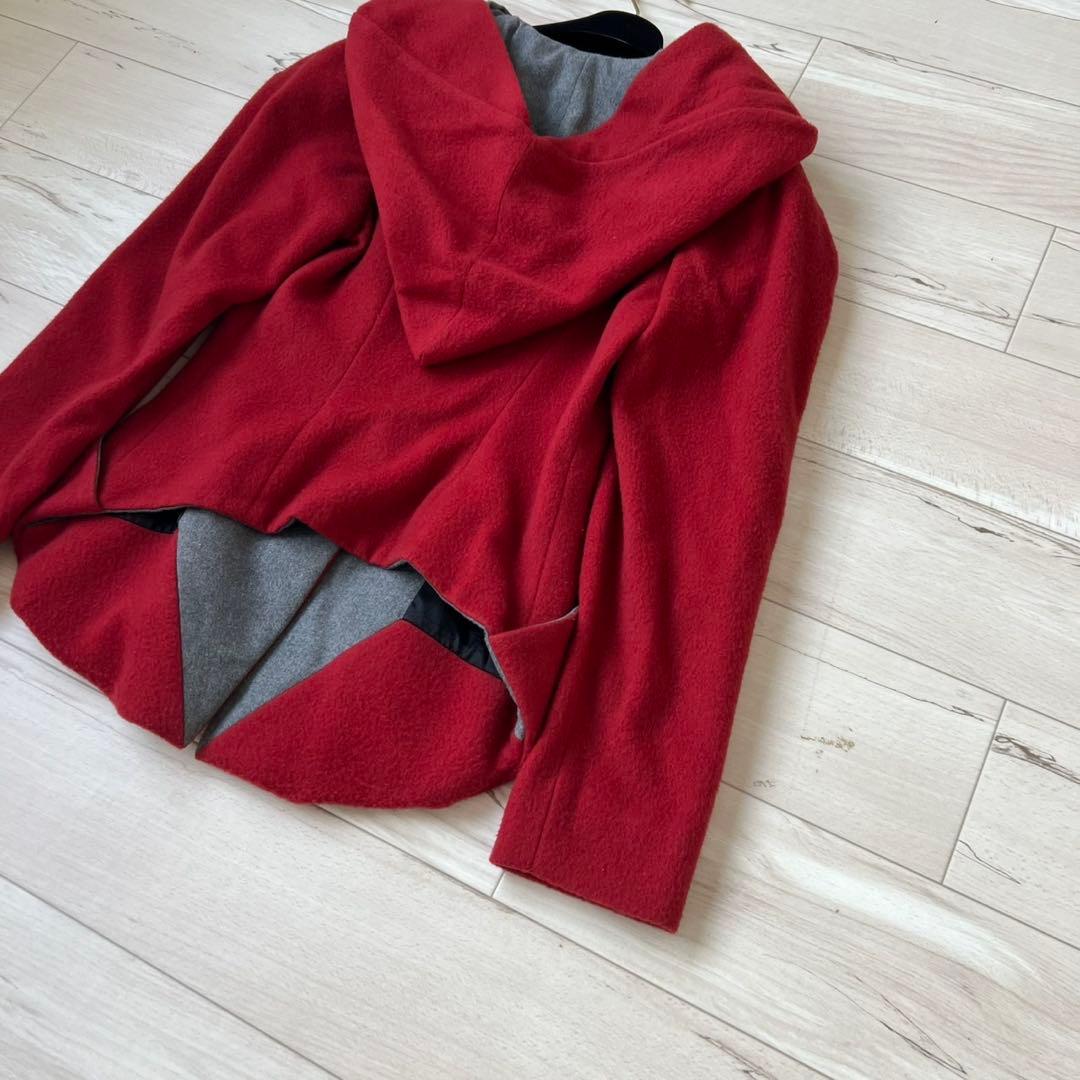 ヴィヴィアンウエストウッドレッドレーベル　小人フード　ウールジャケット　コート