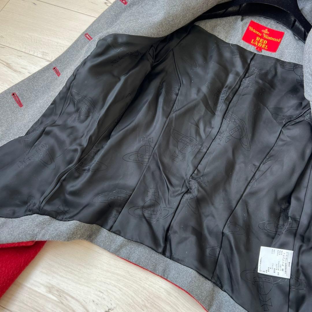 ヴィヴィアンウエストウッドレッドレーベル　小人フード　ウールジャケット　コート