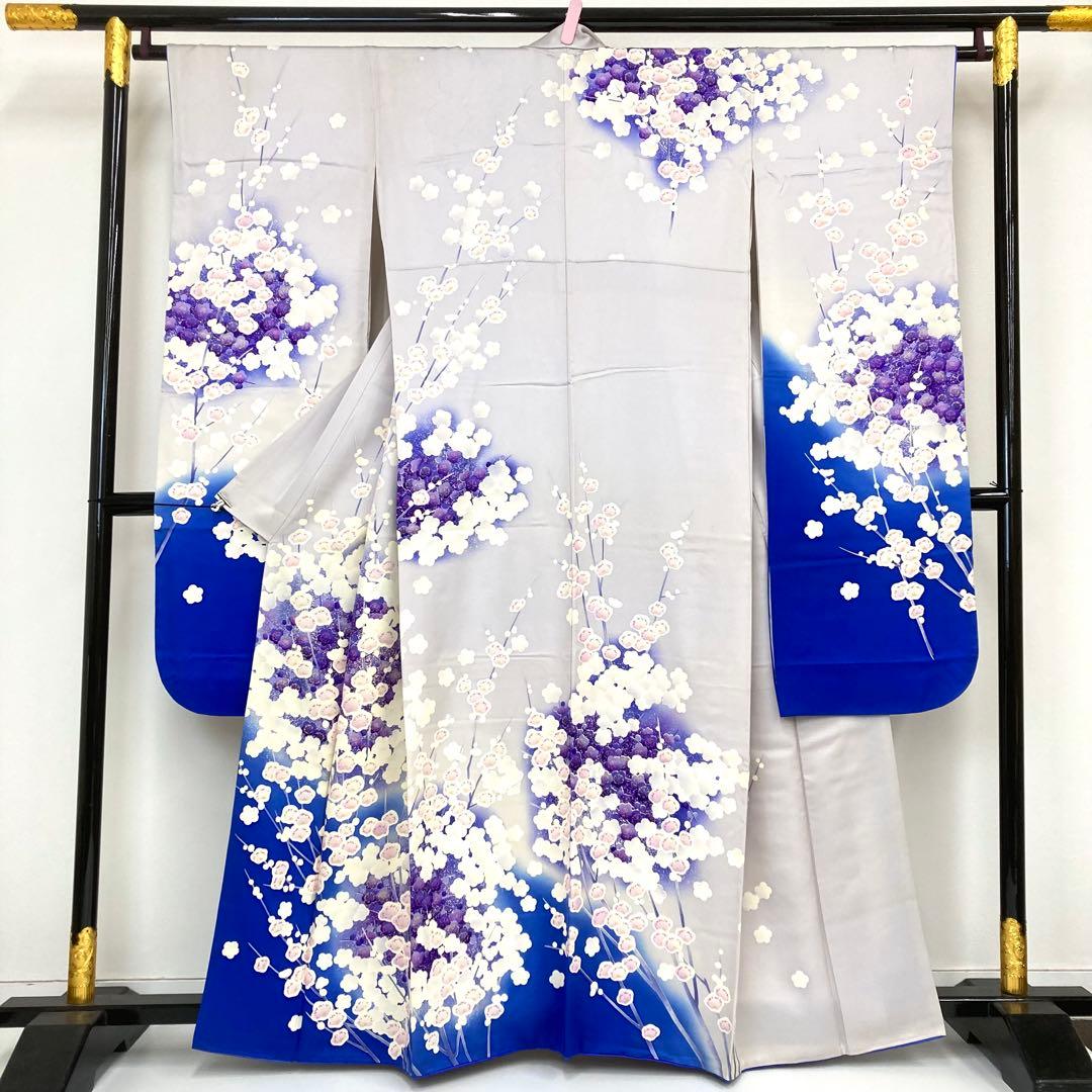 【TAMA屋】全て正絹 全て振袖 三松 鶴 花柄 まとめ売り 5点 TM2560