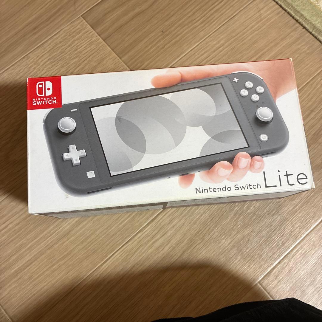 Nintendo Switch Lite グレー 本体 + 付属品　どう森ソフト