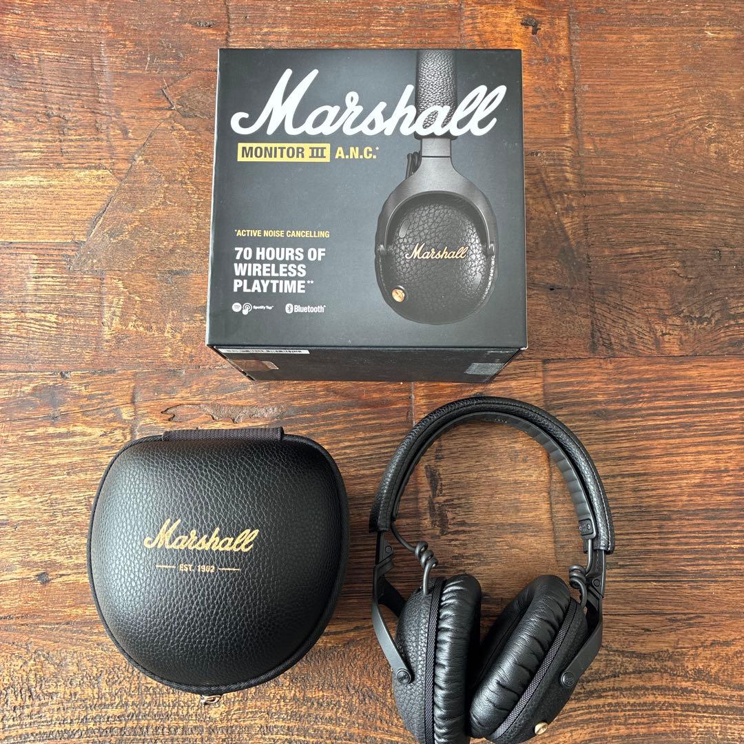 う*ん様 Marshall Monitor III A.N.C. ワイヤレスヘッ
