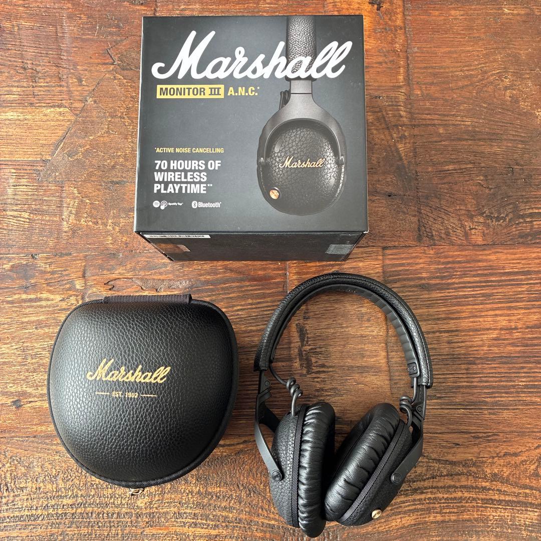 う*ん様 Marshall Monitor III A.N.C. ワイヤレスヘッ