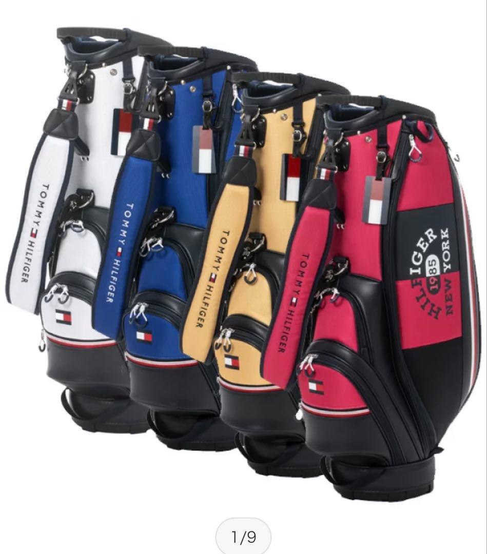   キャディバッグ ピンク/ネイビー9.0型3.6kg