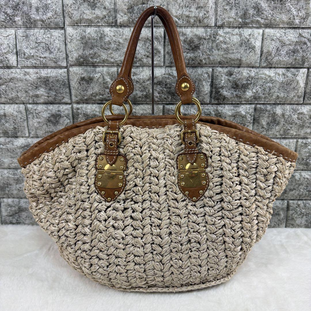 miumiu ミュウミュウ カゴバッグ ハンドバッグ