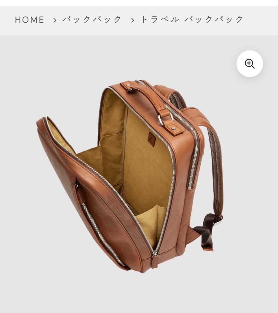 土屋鞄 トラベル バックパックブラック