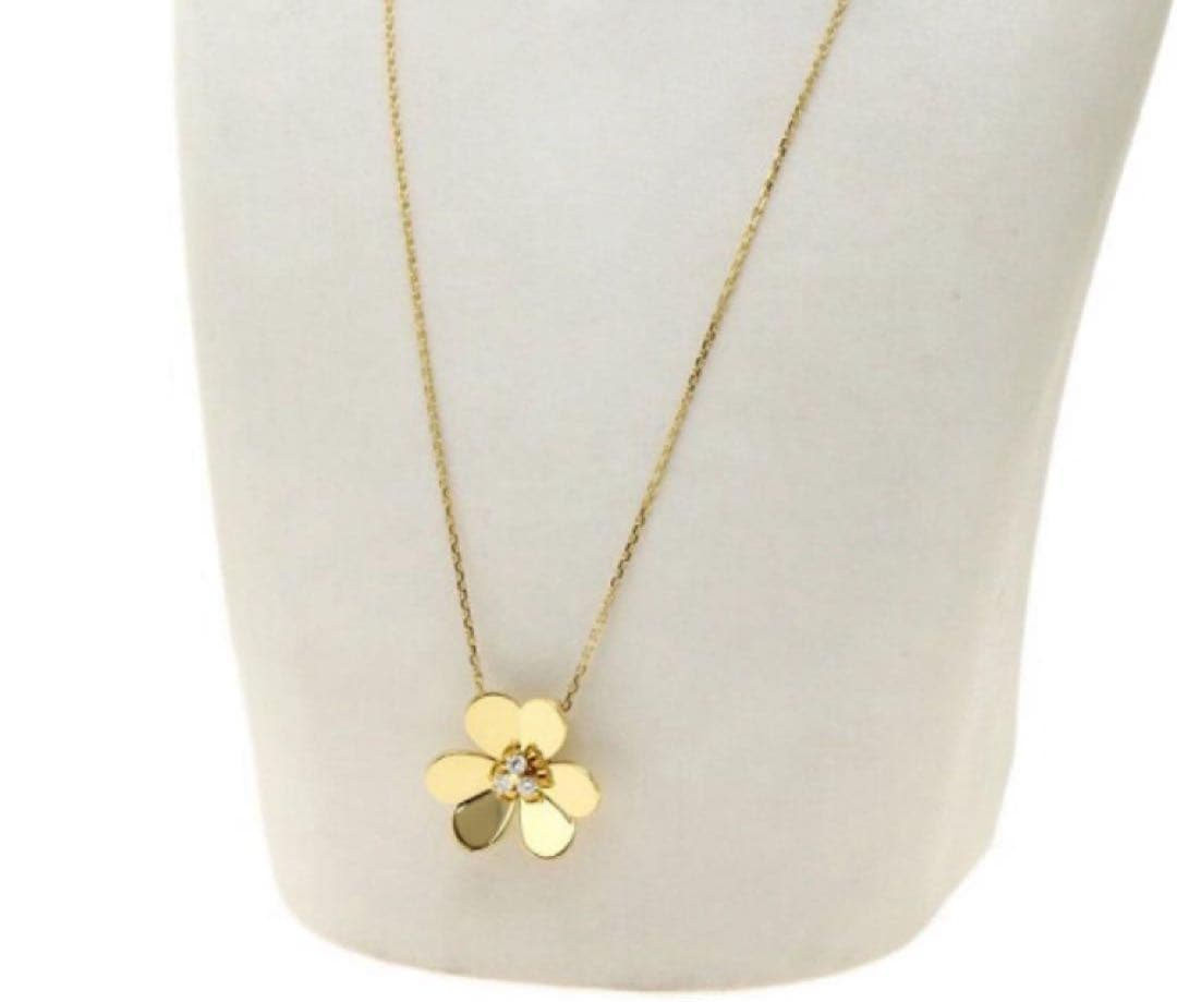 ✨ハイクオリティ✨ダイヤモンド　ゴールド　ネックレス　ラージサイズ　モアサナイト