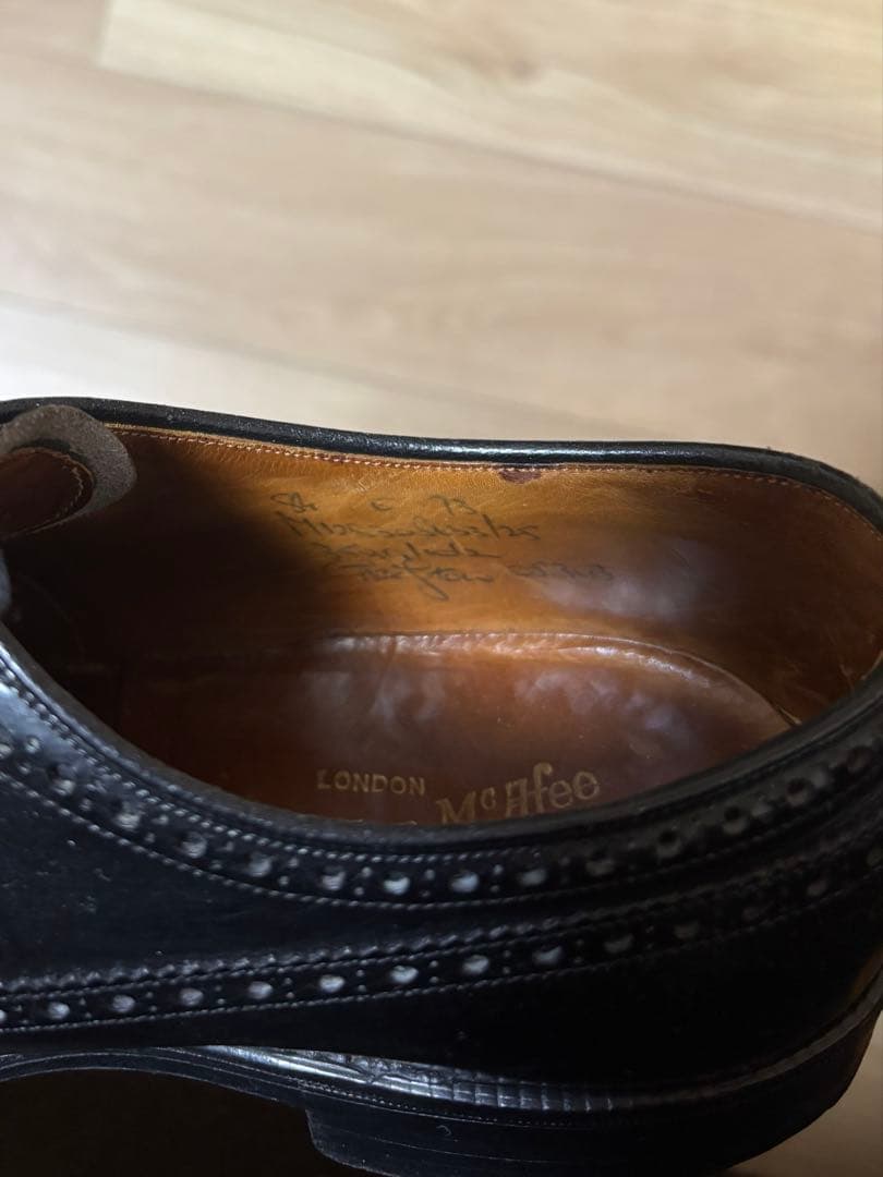 Alan McAfee ウィングチップ ダービーシューズ