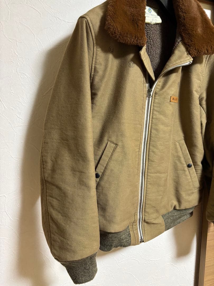 WEIRDO ウィアード B-15 フライトジャケット カーキ　Ｌサイズ