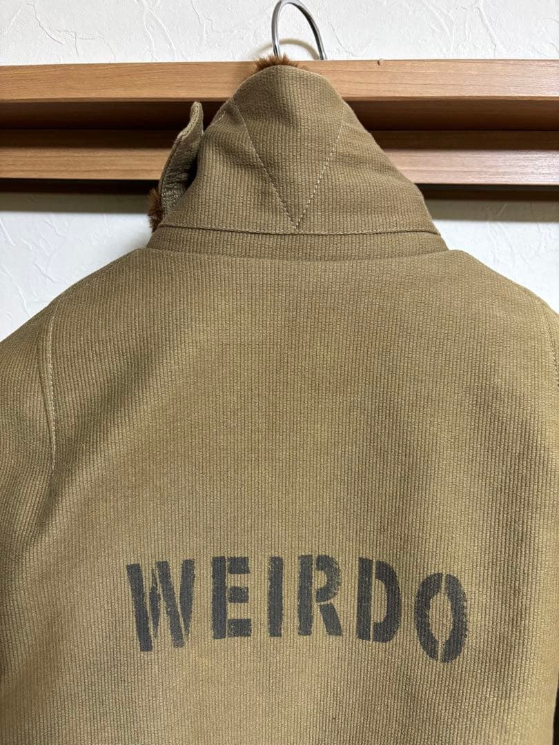 WEIRDO ウィアード B-15 フライトジャケット カーキ　Ｌサイズ