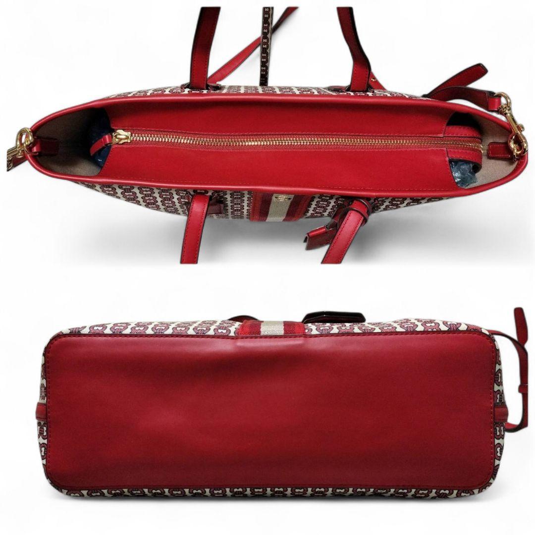 【極美品】 トリーバーチ ジェミニリンク トートバッグ 2way PVC A4可