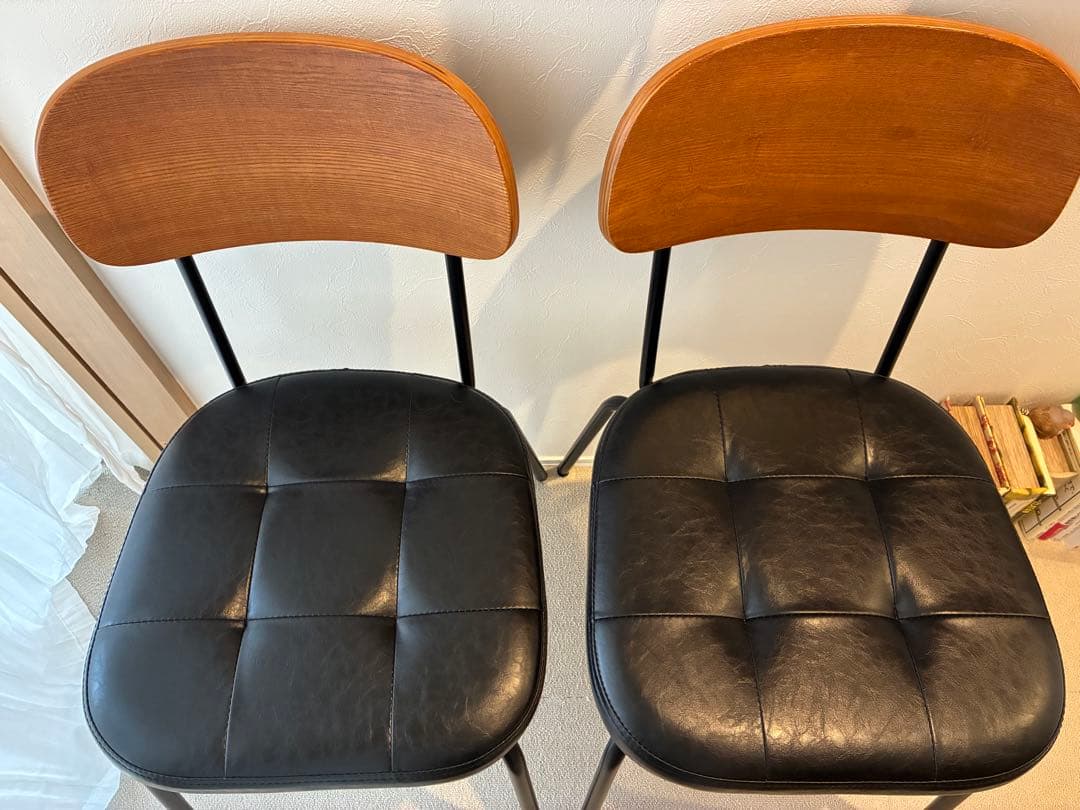 クッション付きダイニングチェア 1脚