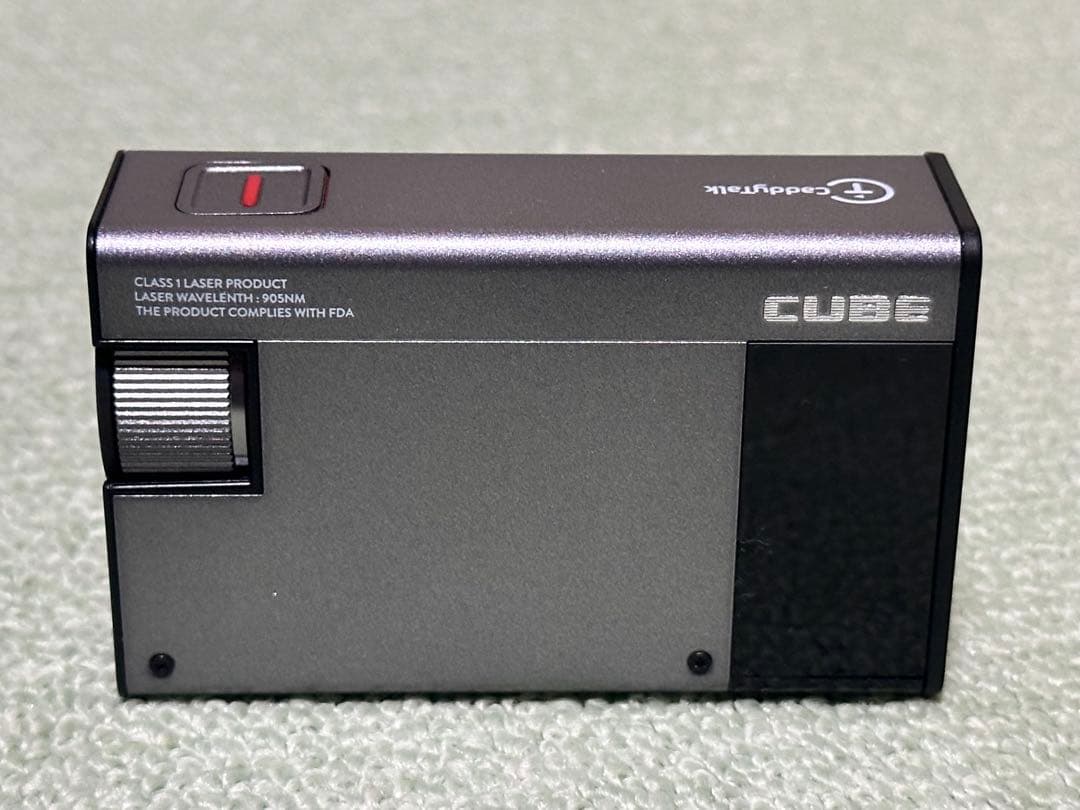 キャディートーク キューブ レーザー距離計 ガンメタルブラック