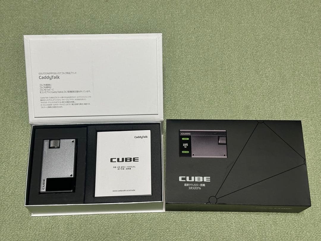 キャディートーク キューブ レーザー距離計 ガンメタルブラック
