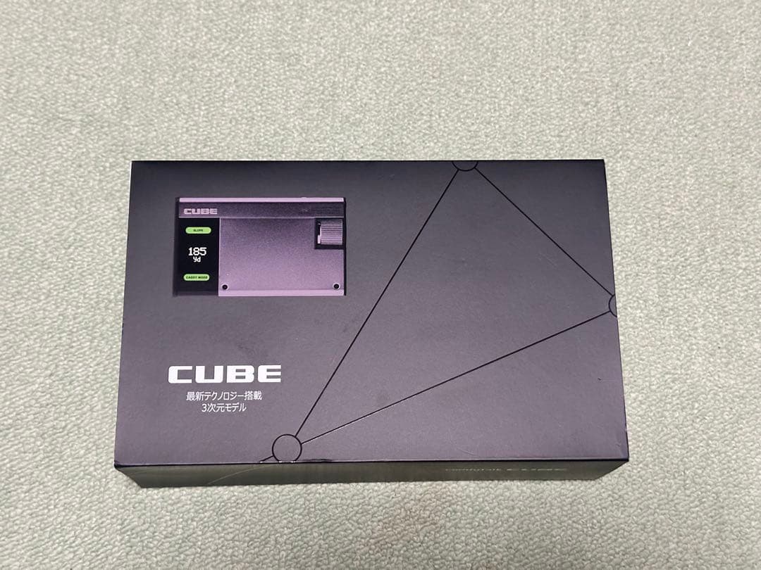 キャディートーク キューブ レーザー距離計 ガンメタルブラック