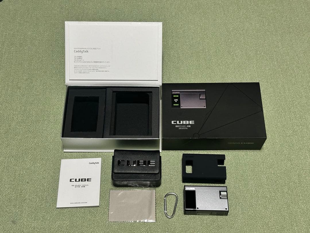 キャディートーク キューブ レーザー距離計 ガンメタルブラック
