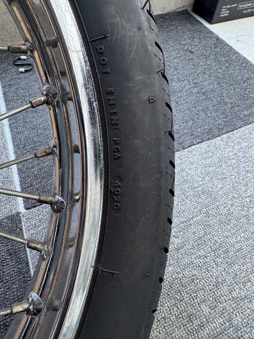 Z1 前後ホイール　DID BT46F タイヤ付き