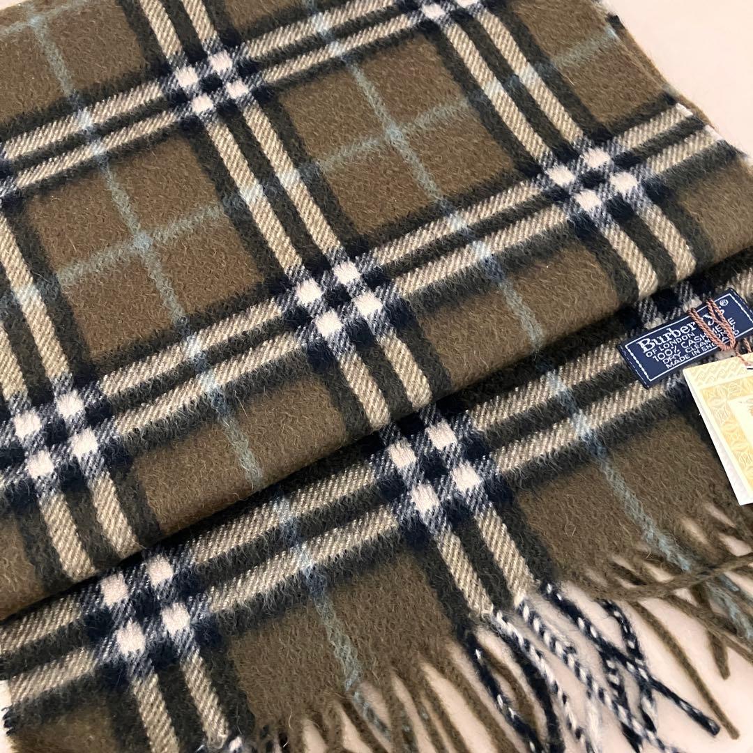 バーバリー　カシミア　マフラー　未使用　イギリス