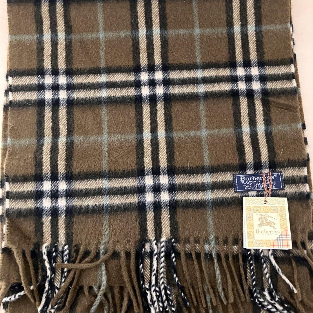バーバリー　カシミア　マフラー　未使用　イギリス