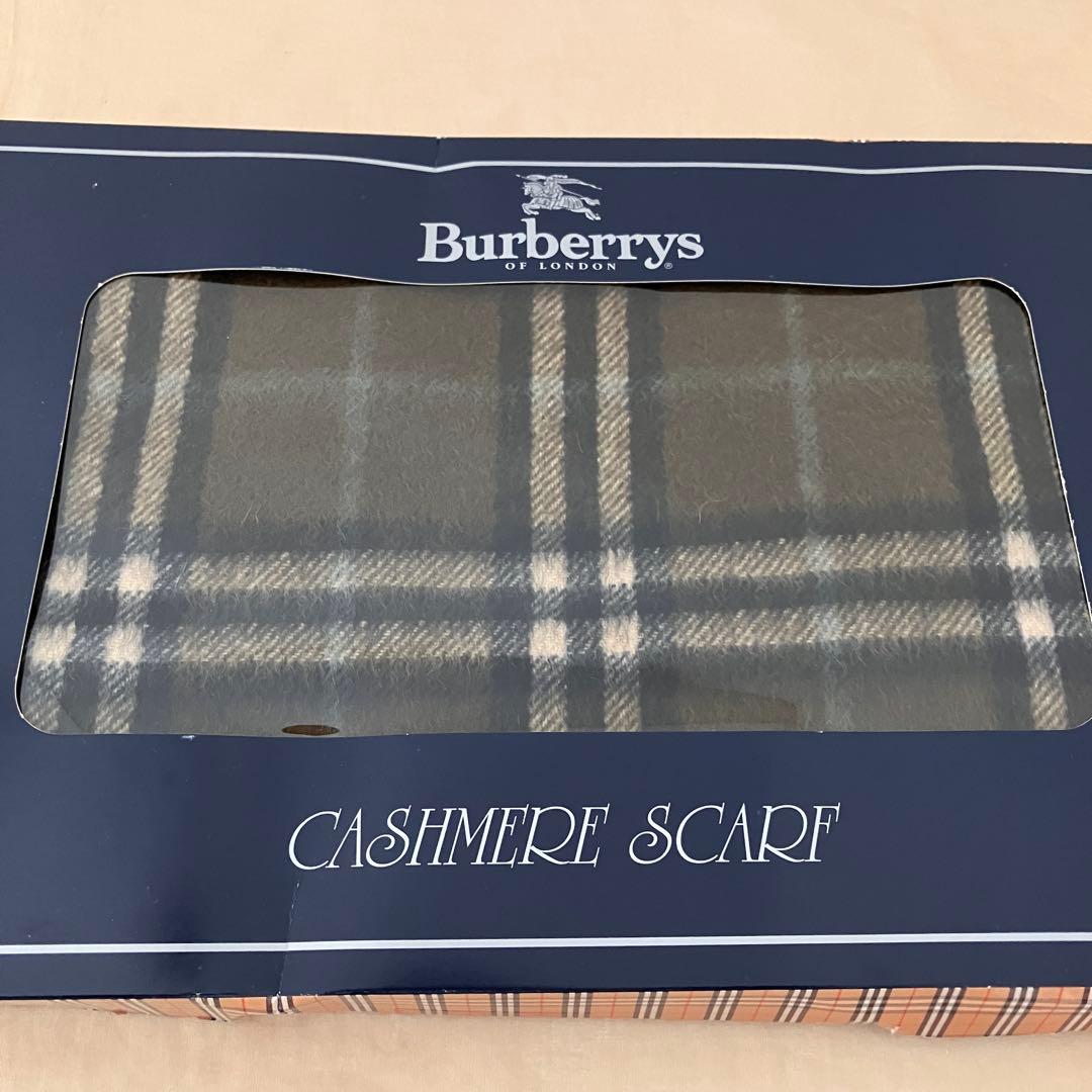 バーバリー　カシミア　マフラー　未使用　イギリス