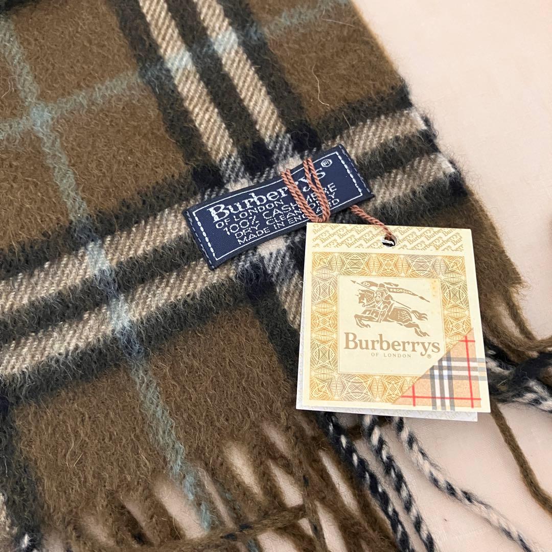 バーバリー　カシミア　マフラー　未使用　イギリス