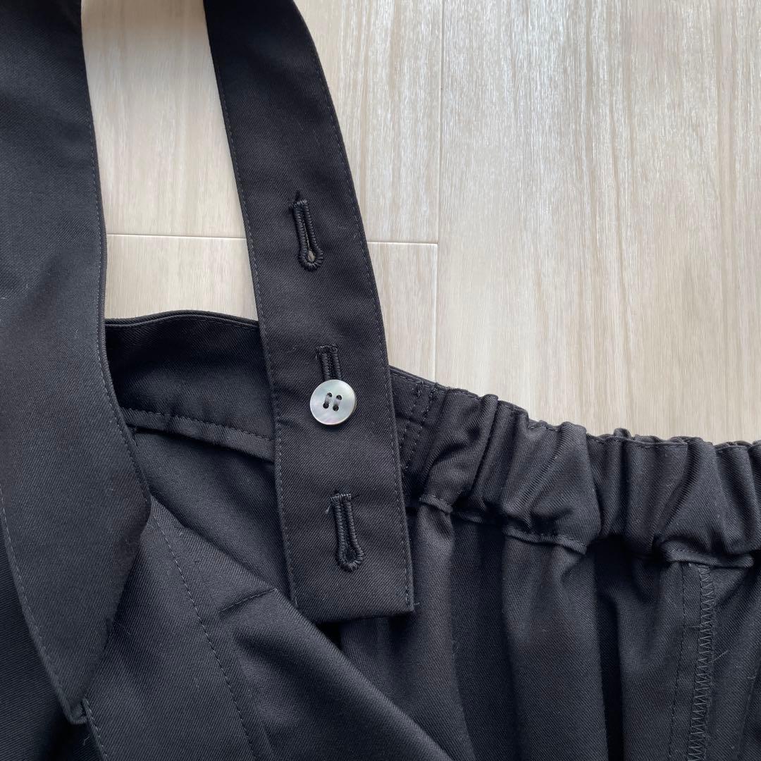 SOLAMONAT LARME ソラモナラーム サロペットパンツ ブラック 38