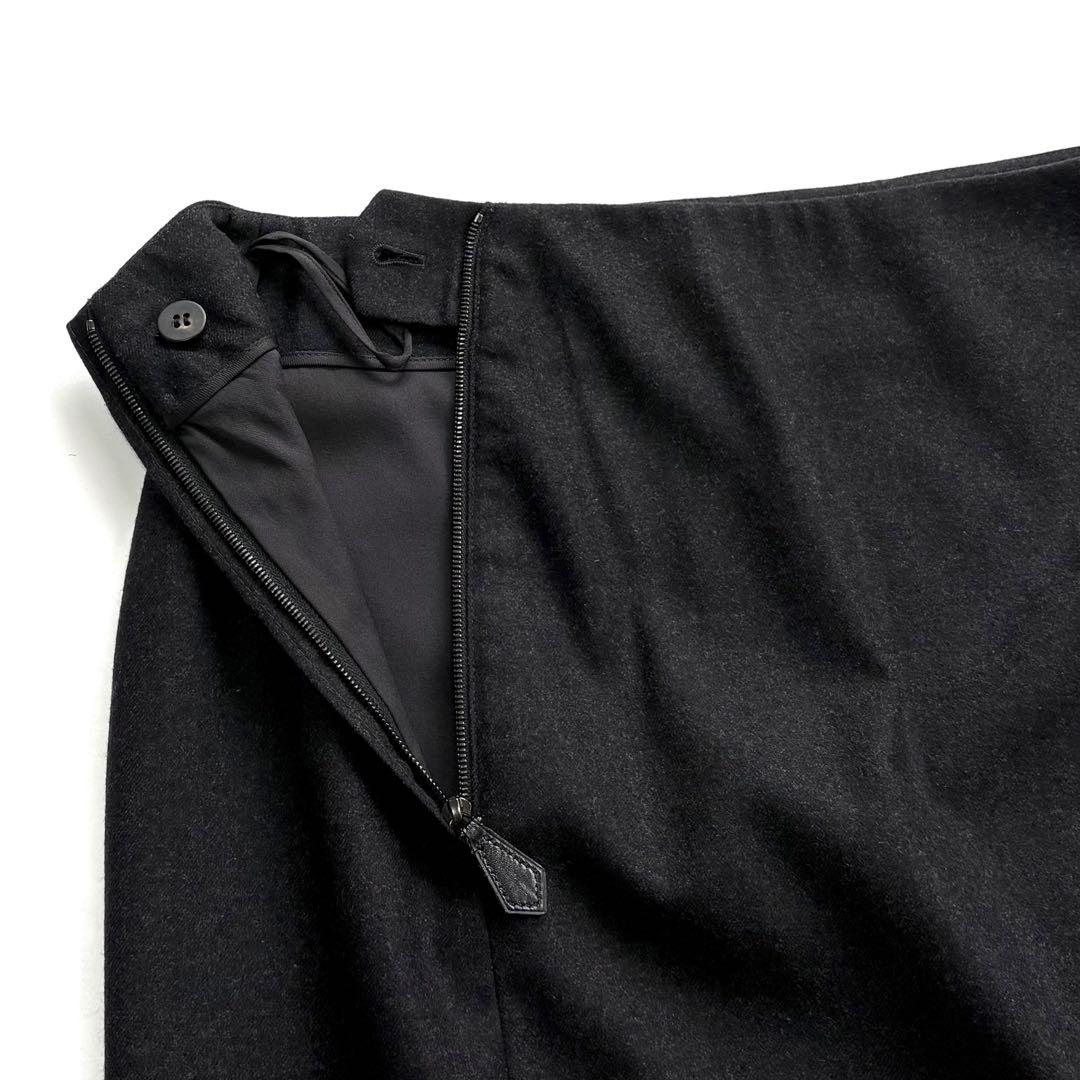 美品 HERMES マルジェラ期 スカート 38 ウール ストレッチ