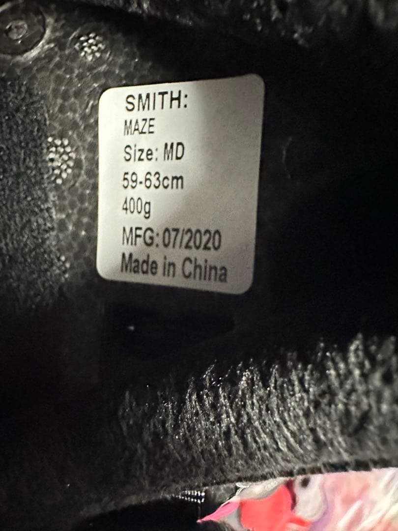 ヘルメット SMITH Mサイズ レディース、メンズ兼用