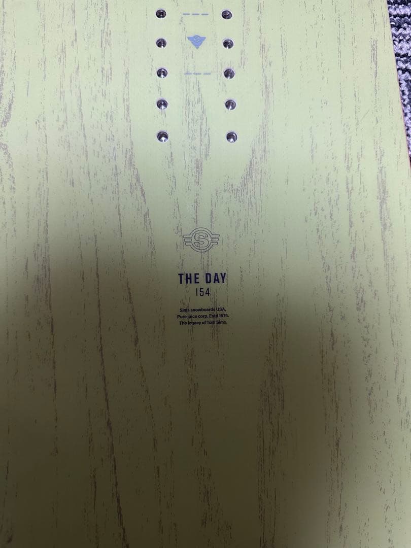 SIMS THE DAY イエロー/パープル 154