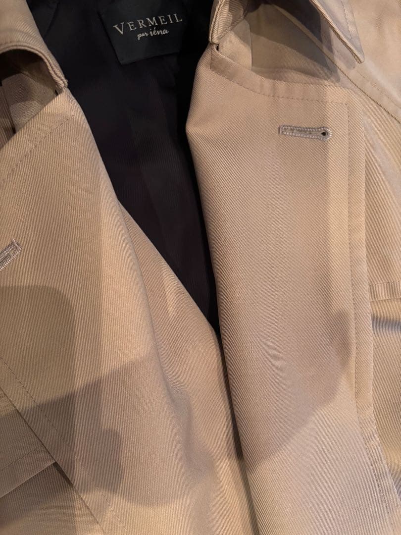 期間限定値下げVERMEIL par iena ウールギャバジン トレンチコート