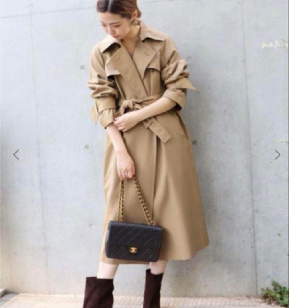 期間限定値下げVERMEIL par iena ウールギャバジン トレンチコート