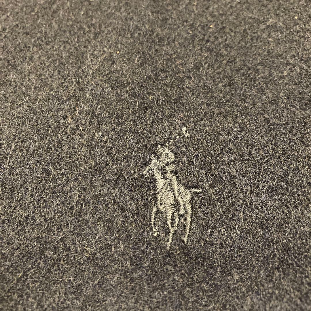 【新品未使用】ポロラルフローレン　マフラー　濃紺ポニー刺繍　イタリア製男女兼用