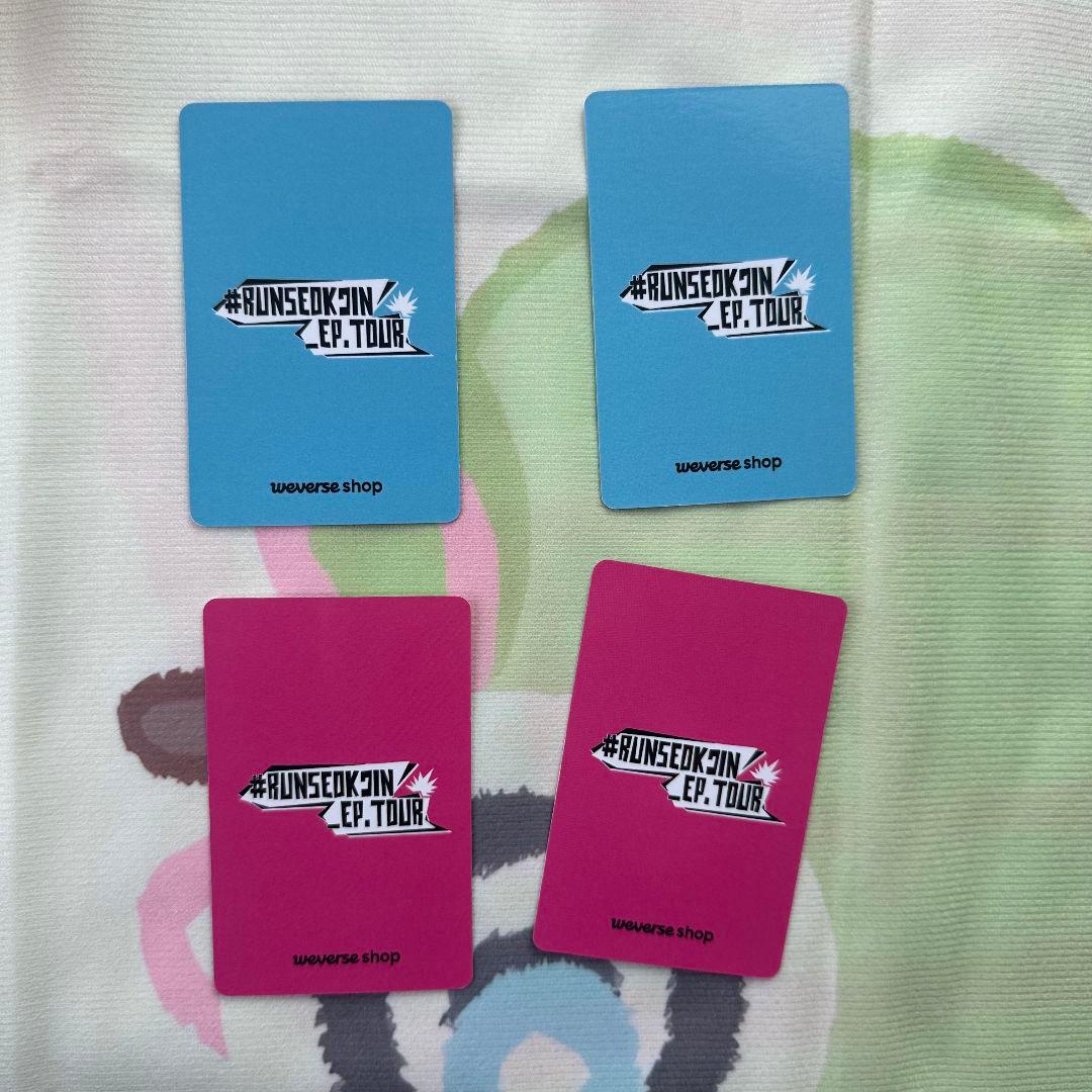 韓国BTS RUNSEOKJIN_EP.TOUR 限定特典 ジンJINトレカ4枚