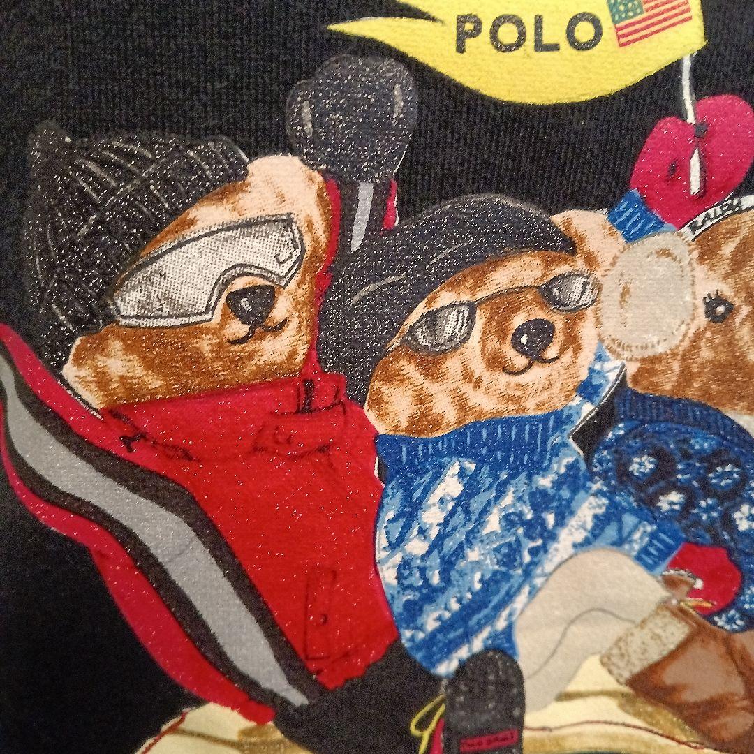 美品ラルフローレン♡ポロ♡ベアー♡ブラック♡160サイズ♡女性にも