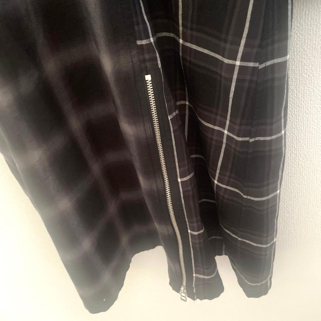 タグ付未使用 zucca ワンピース チェック ズッカ サイズM