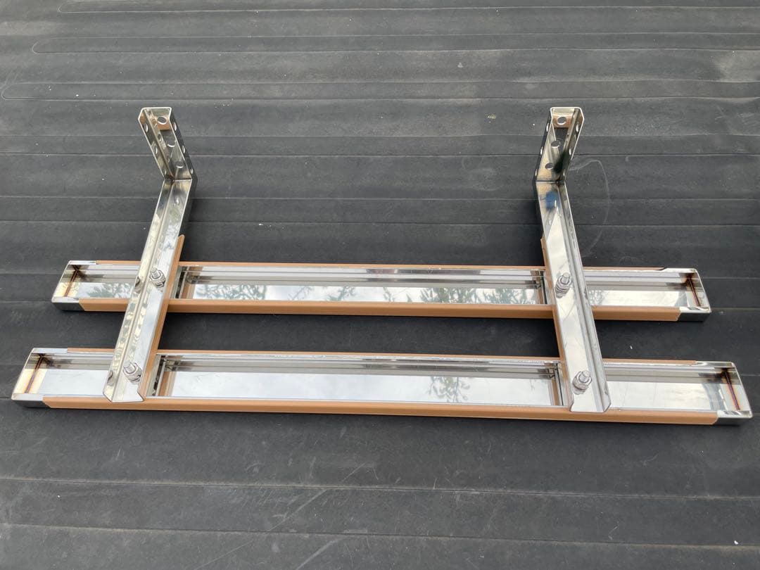 h*☆様 軽トラック 汎用 ウロコ柄ステンレス サイドバンパー左右set