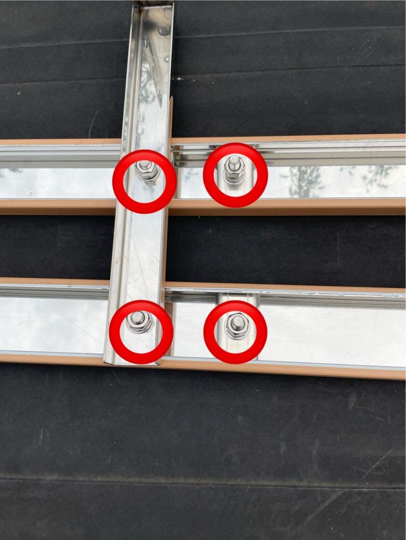 h*☆様 軽トラック 汎用 ウロコ柄ステンレス サイドバンパー左右set