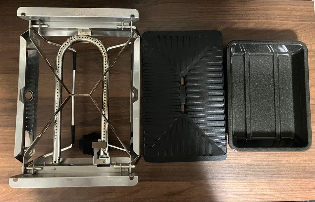 スノーピーク グリルバーナー　雪峰苑+たこ焼き＆グリルプレートハーフ