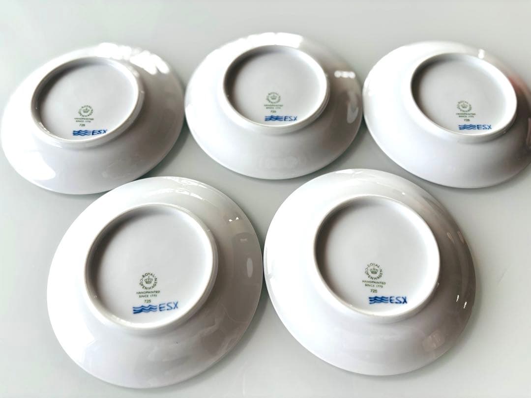 ブルーパルメッテ プレート 5枚セット 15cm ロイヤルコペンハーゲン