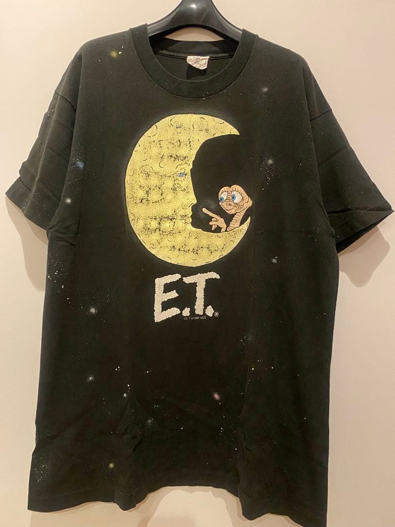E.T.ヴィンテージ Tシャツ 1982年　総柄