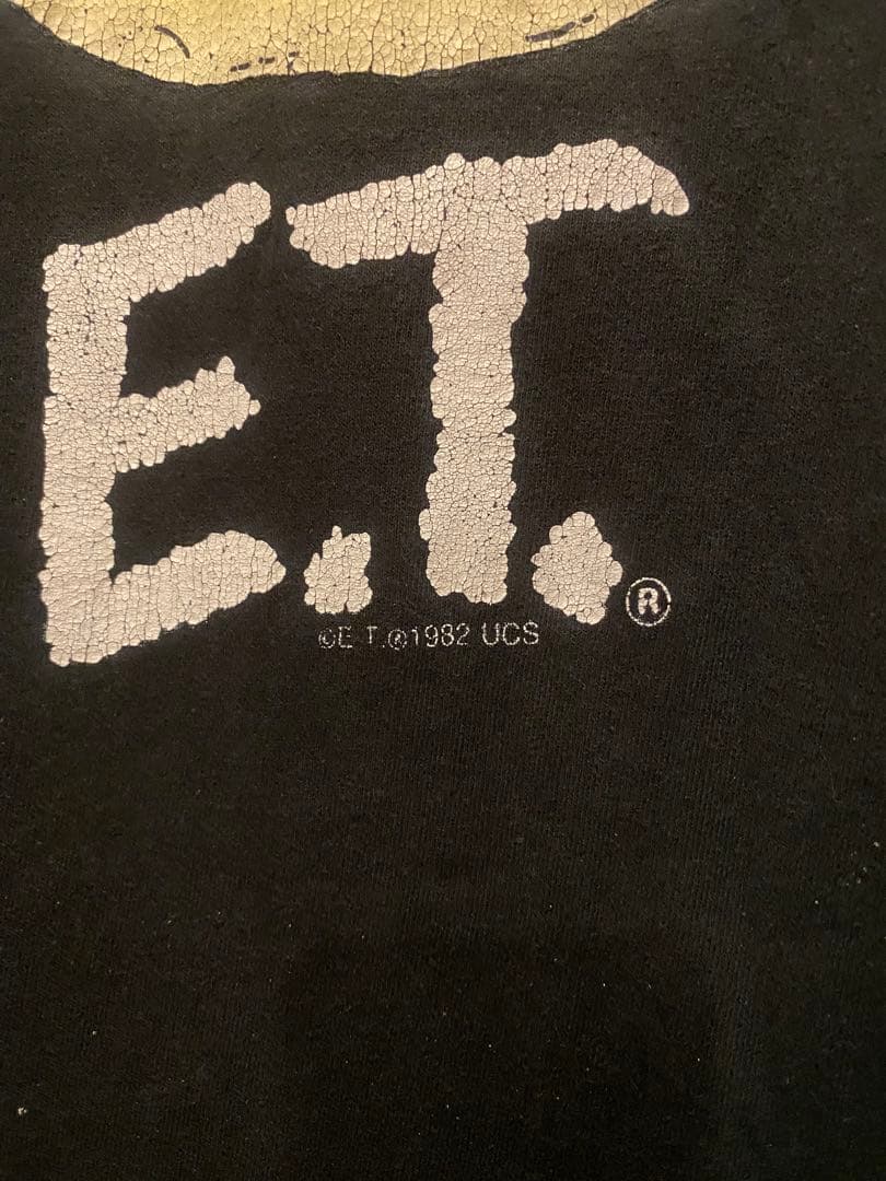 E.T.ヴィンテージ Tシャツ 1982年　総柄