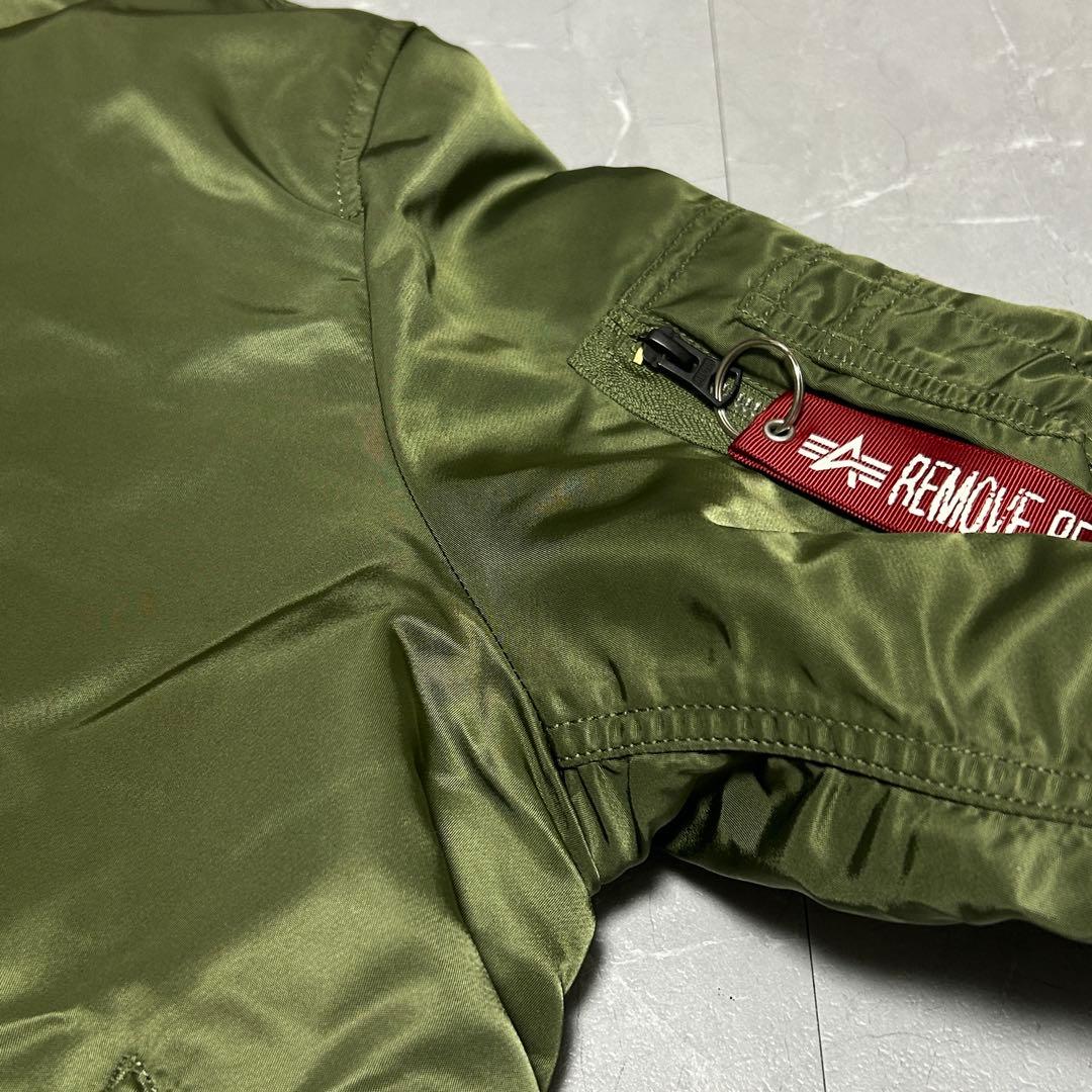 【ALPHA】MA-1 フライトジャケット JAPAN SPEC 赤タグ付 XL