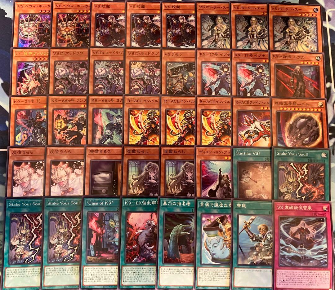 フォロワー様5%オフ　大会構築　K9VSデッキ　①