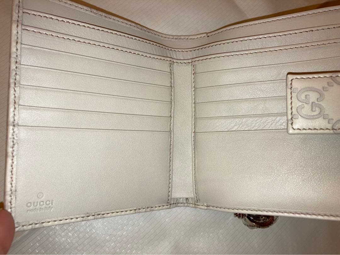 専用　Gucci シマレザー短財布