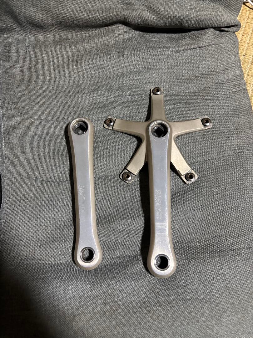 冬物まとめ割りスギノグランドマイティ165mm クランク 競輪 njs